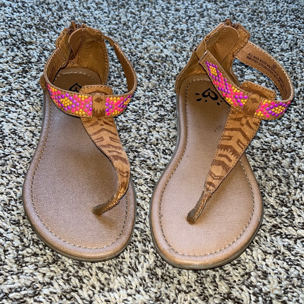 Justice size 2 sandals